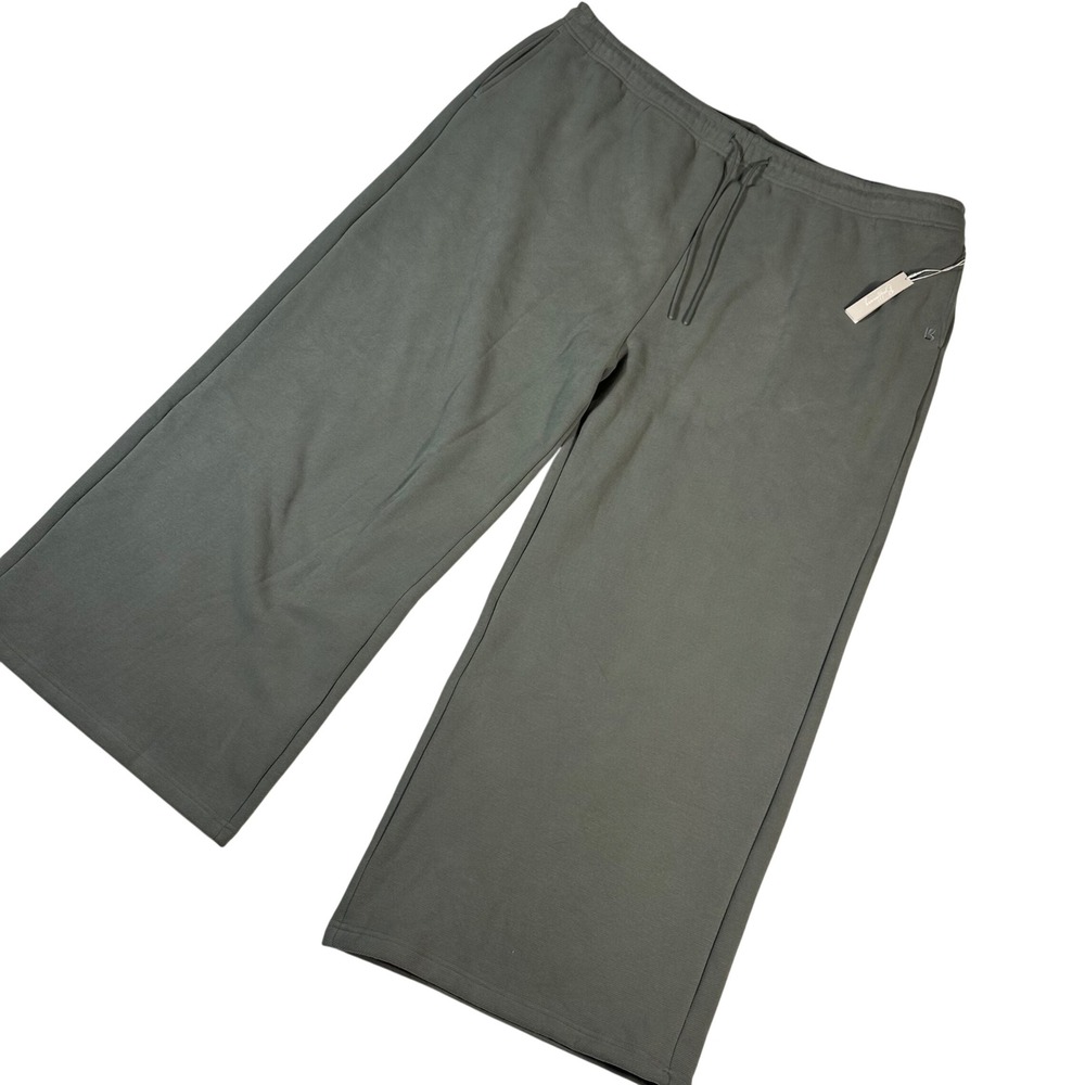 Buffbunny Sweat Pant NWT Women XXXL Frosted Sage Plush Fleece Straight Leg